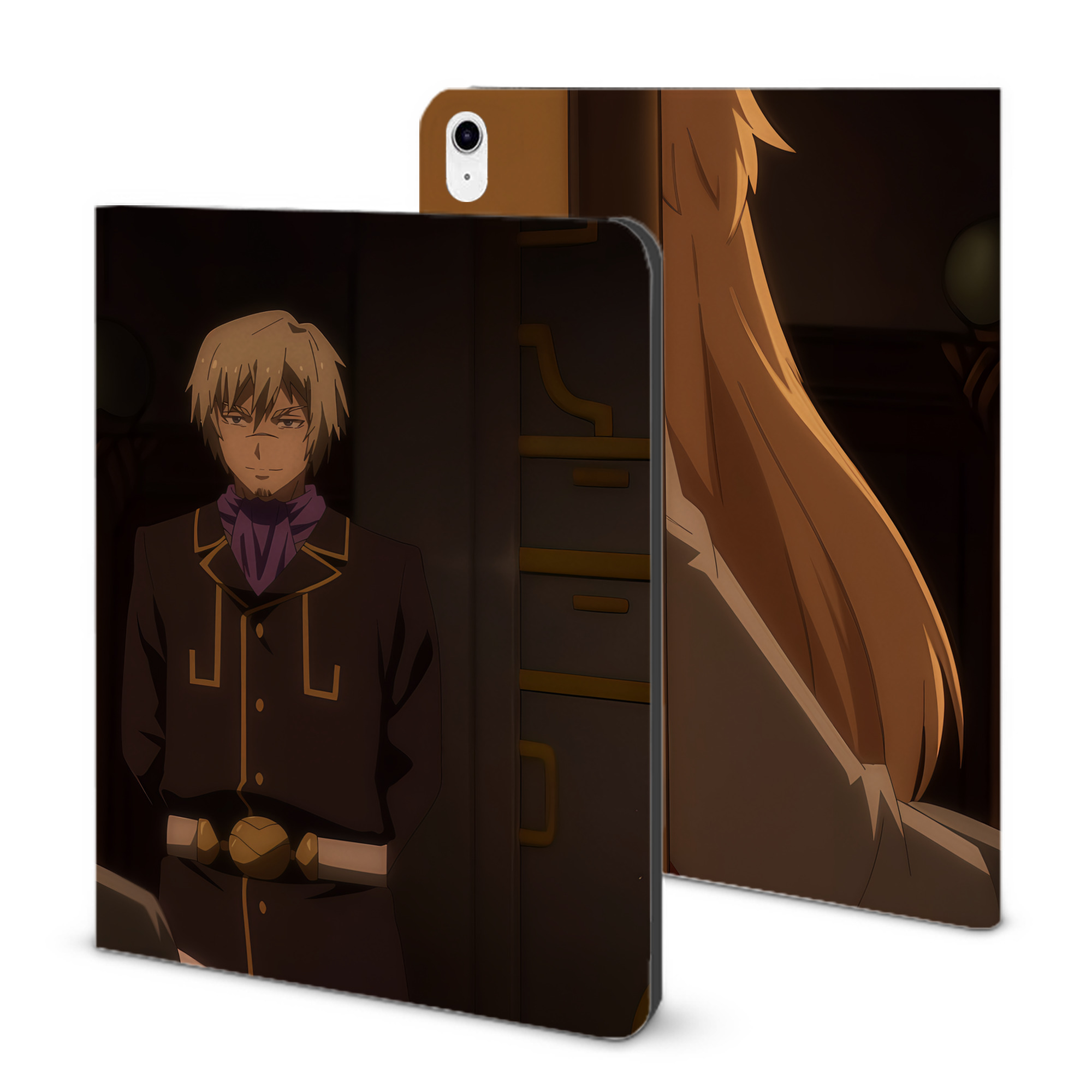 （画像用） 転スラ Regarding Reincarnated to Slime IPad ケース ブック型 PUレザー TPU 耐衝撃 軽量 薄型 ペン収納なし 全面保護 IPad 各モデル対応